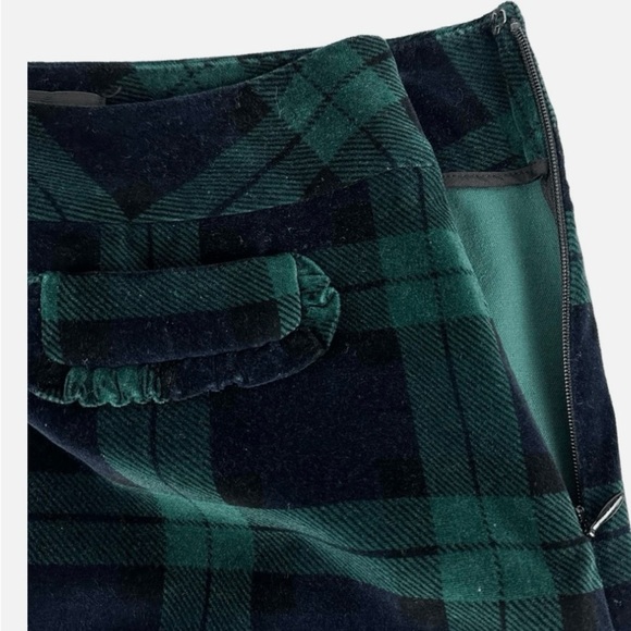 Talbots Green and Navy Blue Skirt - Picture 3 of 5